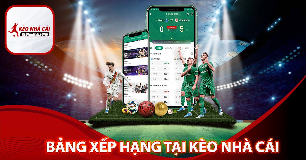 Bảng xếp hạng tại kèo nhà cái